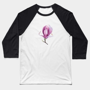 Watercolor magnolia bud Baseball T-Shirt